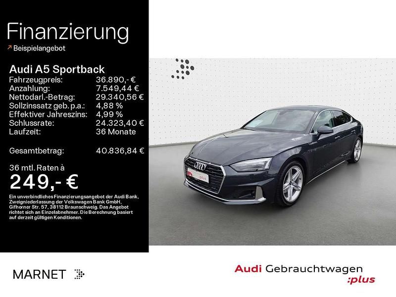 Manhattangrau metallic Gebraucht 2024 Audi A5 Advanced Plus Coupé | 36.890 € (Guter Preis) - Bild 1/4