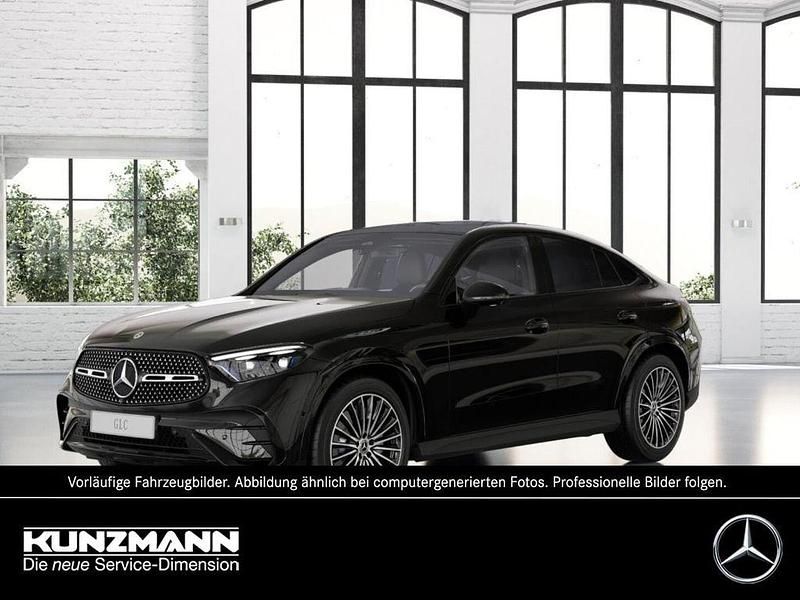 Obsidianschwarz metallic Gebraucht 2025 Mercedes GLC220 AMG Coupé | 62.490 € (Guter Preis) - Bild 1/4