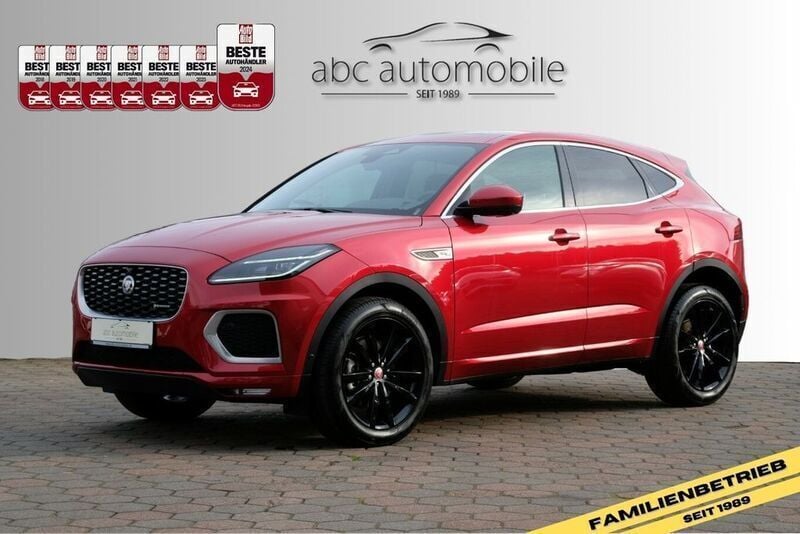 Rot Gebraucht 2021 Jaguar E-Pace R-Dynamic SUV | 29.990 € (Superpreis) - Bild 1/4