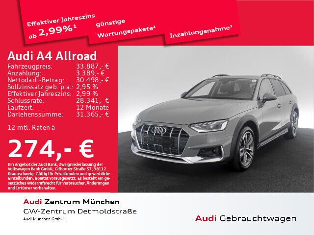 Gebraucht Audi A4 Allroad Design 265 PS (194 kW) 2022 Quantumgrau Kombi