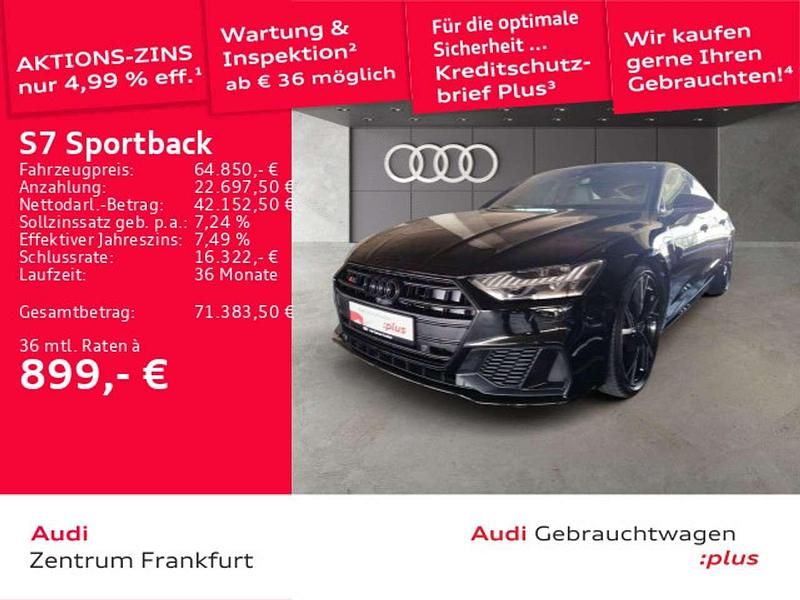 Gebraucht Audi S7 344 PS (253 kW) 2023 Brillantschwarz Kleinwagen
