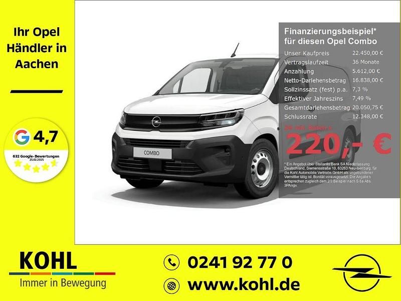 Weiss Neu 2025 Opel Combo Edition Van / Kleinbus | 22.450 € (Fairer Preis) - Bild 1/4