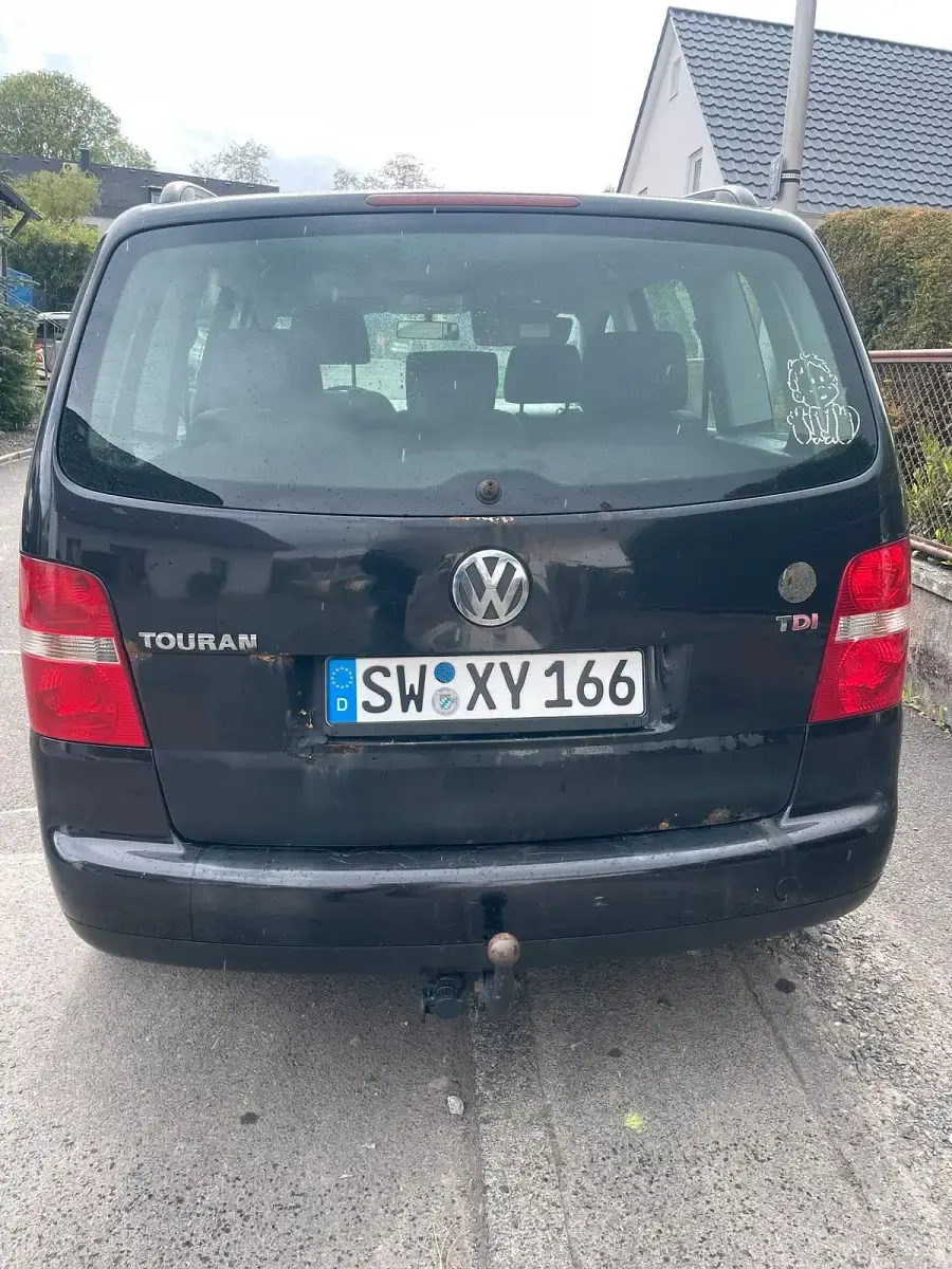 Gebraucht VW Touran 140 PS (102 kW) 2003 Schwarz Van / Kleinbus