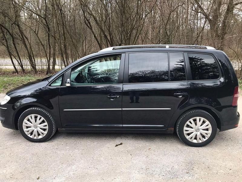 Gebraucht VW Touran Highline 170 PS (125 kW) 2008 Schwarz Van / Kleinbus