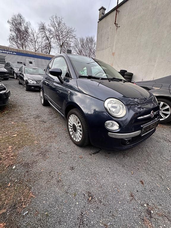 Gebraucht Fiat 500 Lounge 101 PS (74 kW) 2008 Blau Kleinwagen