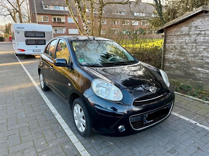 Schwarz Gebraucht 2012 Nissan Micra Visia Kleinwagen | 4.000 € (Etwas zu teuer) - Bild 1/4