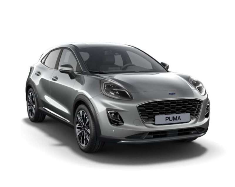 Solarsilver metallic Neu 2024 Ford Puma Titanium X Coupé | 30.180 € (Teuer) - Bild 1/4