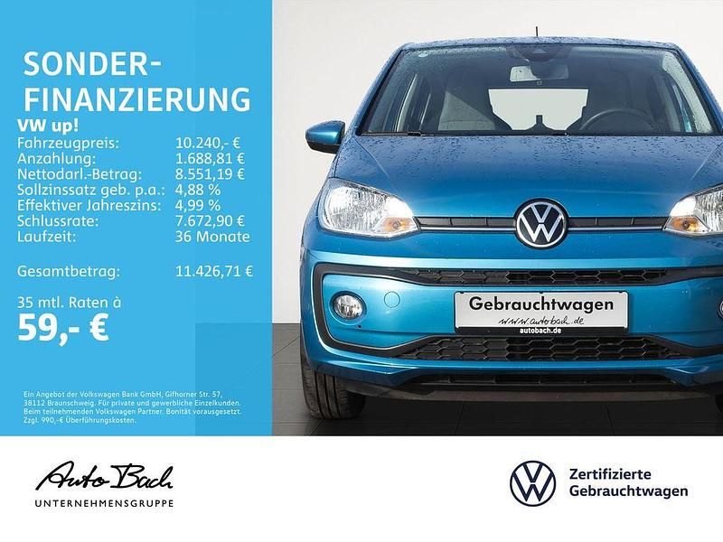 Gebraucht VW up! 68 PS (50 kW) 2020 Blau Kleinwagen
