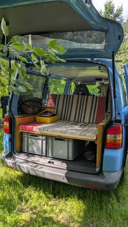 Gebraucht VW Transporter 158 PS (116 kW) 2004 Blau Van