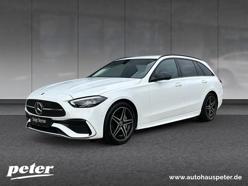 Weiß Gebraucht 2024 Mercedes C200 AMG Limousine | 39.610 € (Etwas zu teuer) - Bild 1/4