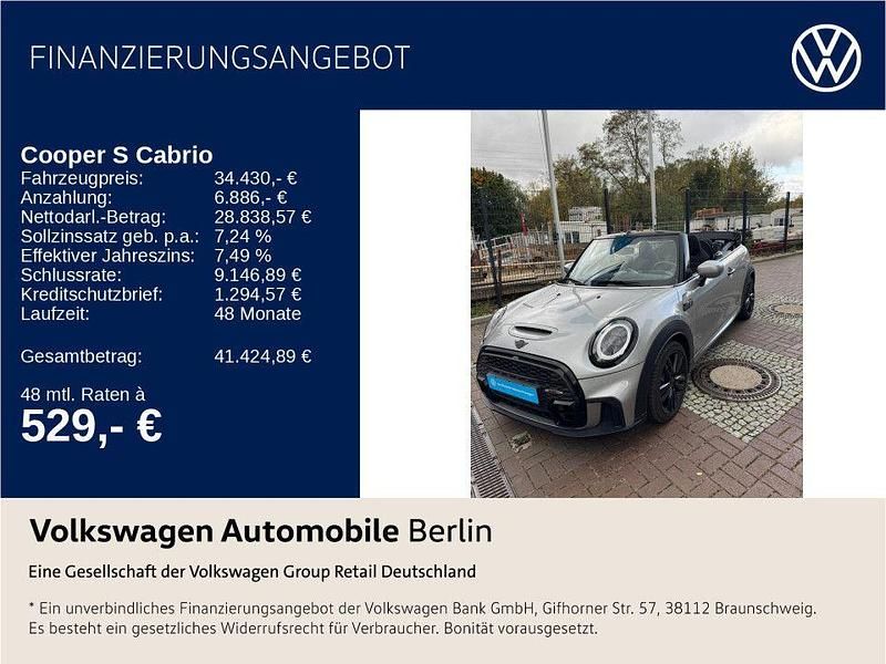 Gebraucht Mini John Cooper Works Cabriolet 178 PS (130 kW) 2023 Melting silver iii Cabrio