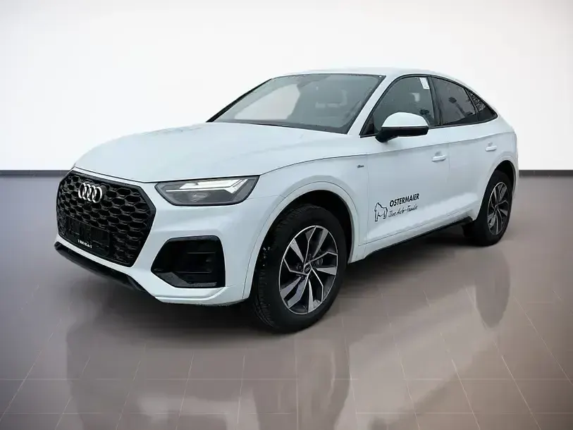 Gebraucht Audi Q5 Sportback S-Line 204 PS (150 kW) 2023 Gletscherweiß metallic SUV