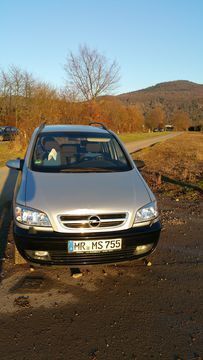 Gebraucht Opel Zafira Elegance 170 PS (125 kW) 2003 Silber Van / Kleinbus