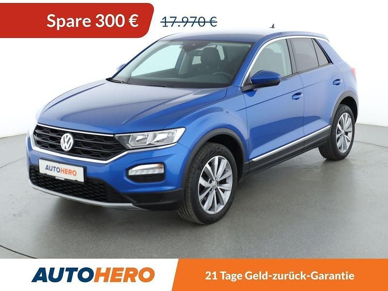 Blau Gebraucht 2020 VW T-Roc Style SUV | 17.670 € (Fairer Preis) - Bild 1/3