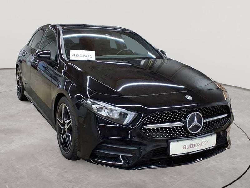Nachtschwarz Gebraucht 2022 Mercedes A220 AMG line Limousine | 28.990 € (Guter Preis) - Bild 1/4