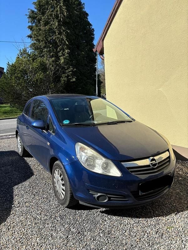 Blau Gebraucht 2008 Opel Corsa Kleinwagen | 850 € (Superpreis) - Bild 1/4