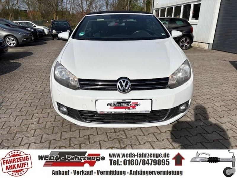 Gebraucht VW Golf Cabriolet Life 160 PS (117 kW) 2013 Weiß Cabrio