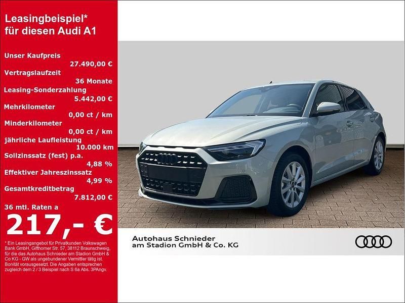 Silber Gebraucht 2025 Audi A1 Advanced Plus Kleinwagen | 27.490 € (Etwas zu teuer) - Bild 1/4