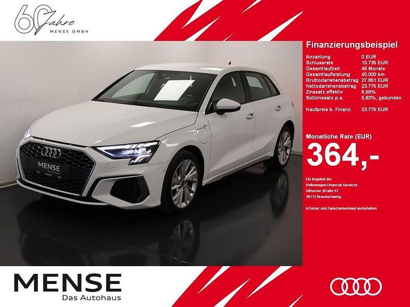 Weiß Gebraucht 2022 Audi A3 S-Line Limousine | 23.775 € (Guter Preis) - Bild 1/4