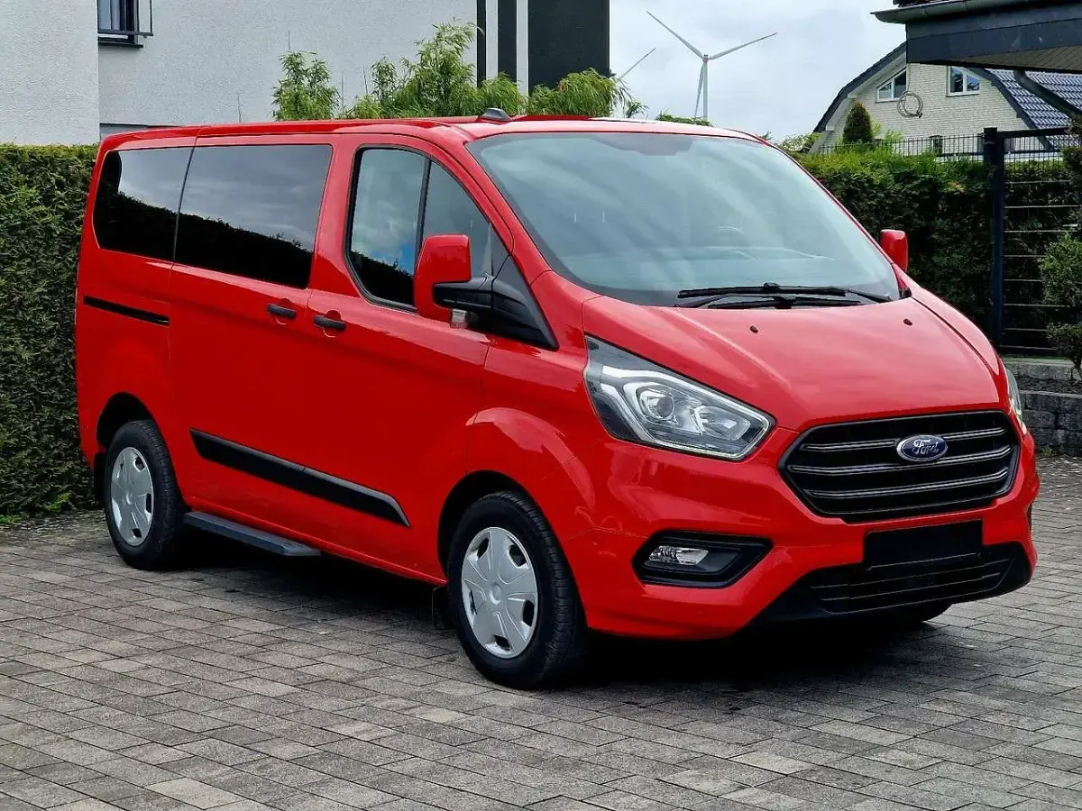 Usado Ford Transit Custom 105 HP (77 kW) 2021 Vermelho Carrinha