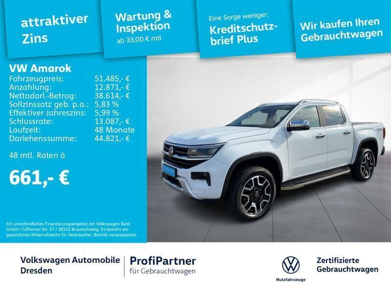 Clear white Gebraucht 2024 VW Amarok Style Abholung | 53.890 € (Teuer) - Bild 1/4