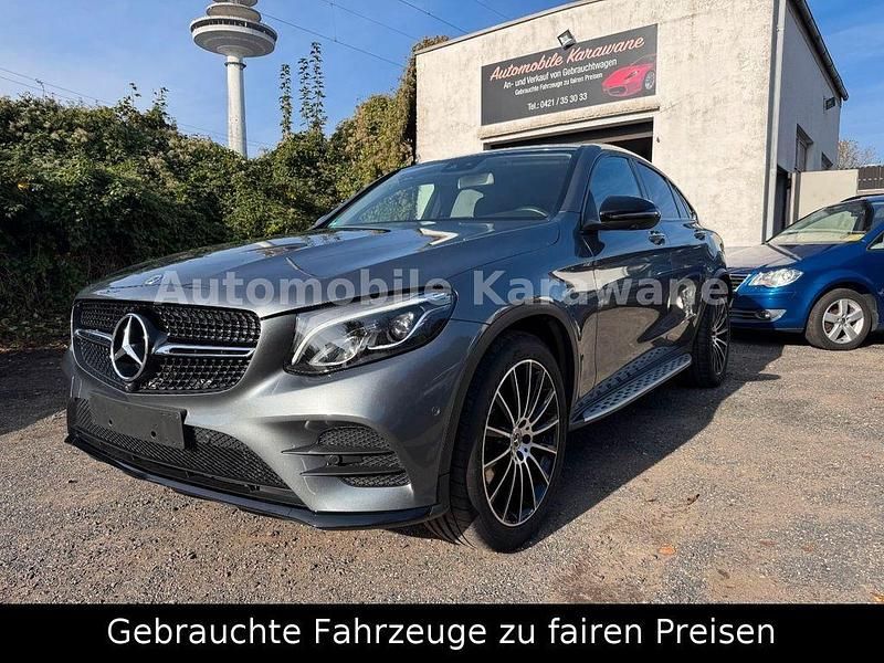 Selenitgrau metalliclack Gebraucht 2018 Mercedes GLC250 AMG Coupé | 33.900 € (Fairer Preis) - Bild 1/4
