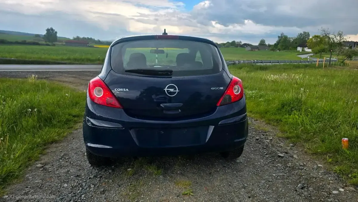 Gebraucht Opel Corsa 60 PS (44 kW) 2009 Blau Kleinwagen