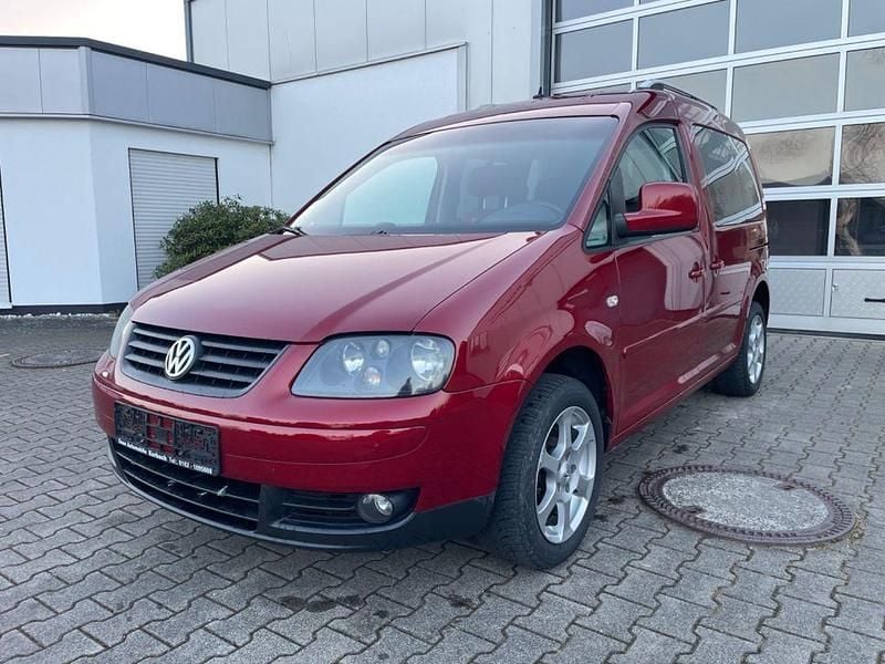 Gebraucht VW Caddy Conceptline 102 PS (75 kW) 2006 Rot Van / Kleinbus
