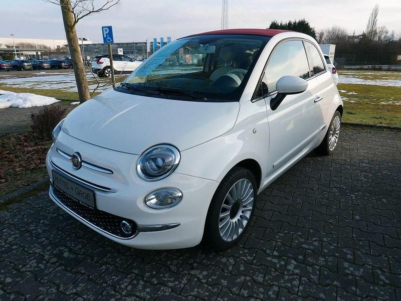 Weiß Gebraucht 2018 Fiat 500C Lounge Cabrio | 9.980 € (Fairer Preis) - Bild 1/4