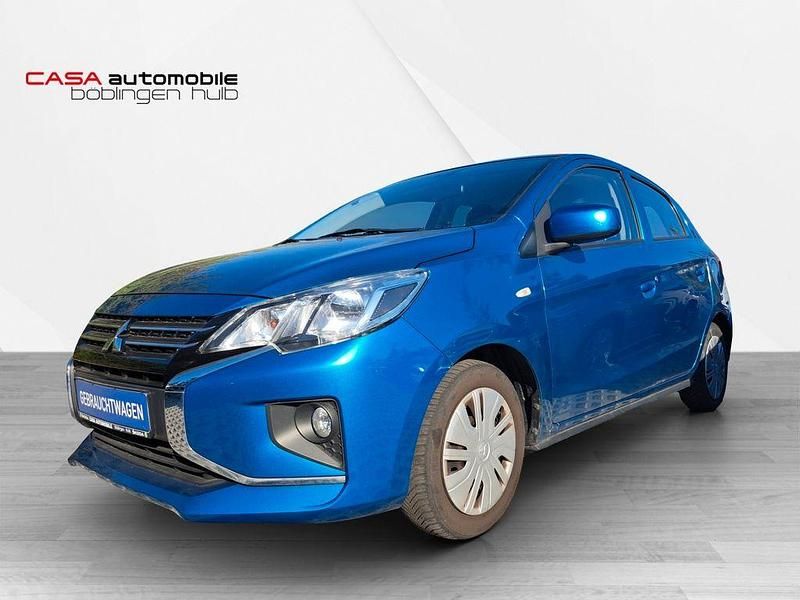 Blau Gebraucht 2021 Mitsubishi Space Star Spirit Limousine | 9.590 € (Guter Preis) - Bild 1/4