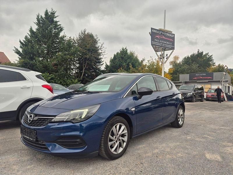 Blau Gebraucht 2021 Opel Astra Elegance Limousine | 9.950 € (Guter Preis) - Bild 1/4