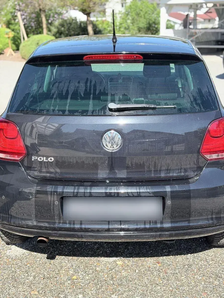 Gebraucht VW Polo Match 90 PS (66 kW) 2012 Schwarz Kleinwagen