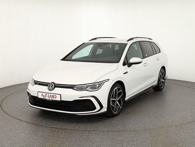 Pure white (metallic) Gebraucht 2022 VW Golf VIII R-line Kombi | 29.990 € (Fairer Preis) - Bild 1/4