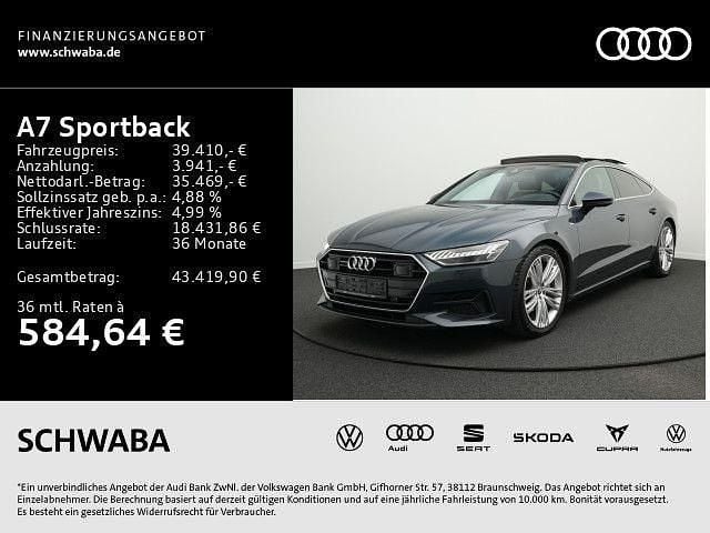 Gebraucht Audi A7 S-Line 245 PS (180 kW) 2021 Blau Limousine