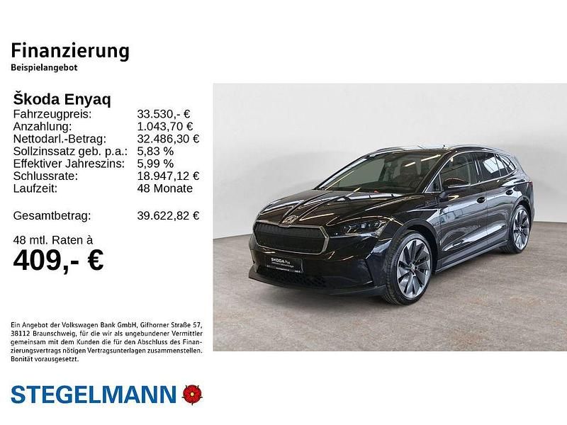 Gebraucht Skoda Enyaq iV ecoSuite 194 kW (265 PS) 2022 Blackmagic perleffekt SUV