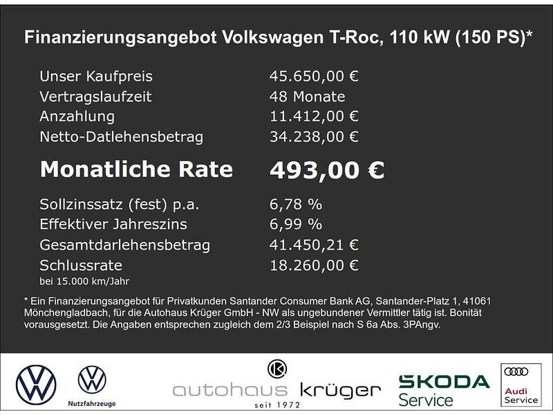 Neu VW T-Roc Style 150 PS (110 kW) 2026 Grau SUV