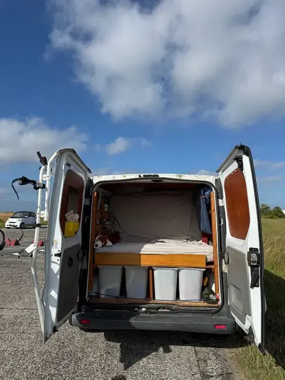 Gebraucht Renault Trafic 80 PS (58 kW) 2006 Weiß Van / Kleinbus