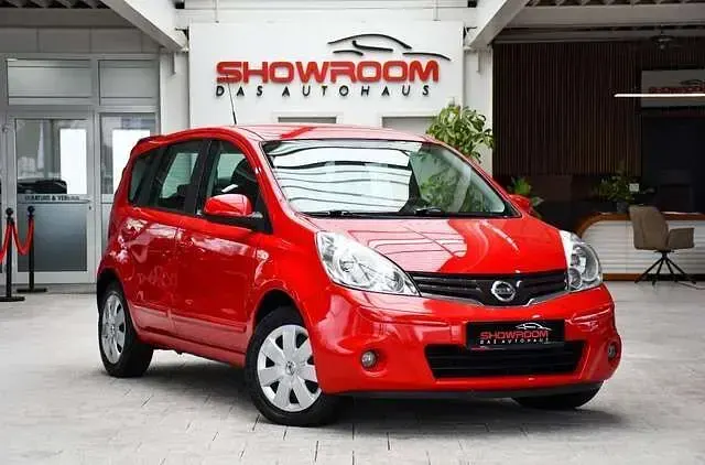 Gebraucht Nissan Note Acenta 110 PS (80 kW) 2009 Rot Van / Kleinbus