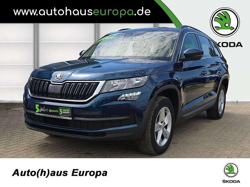 Lavablau metallic Gebraucht 2018 Skoda Kodiaq Ambition SUV | 22.000 € (Superpreis) - Bild 1/4