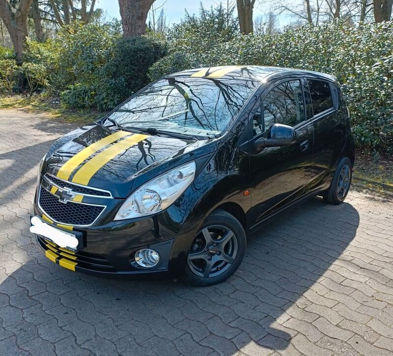 Schwarz Gebraucht 2010 Chevrolet Spark LS Kleinwagen | 3.900 € (Fairer Preis) - Bild 1/4