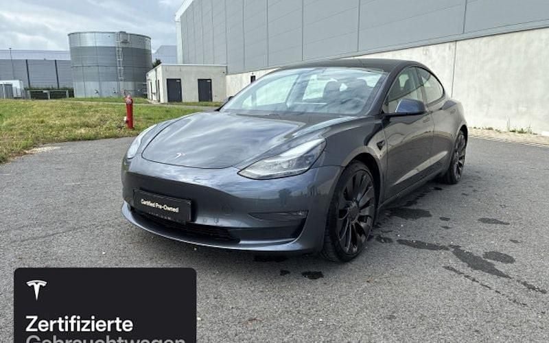 Silber Gebraucht 2021 Tesla Model 3 Performance Limousine | 28.900 € (Fairer Preis) - Bild 1/4