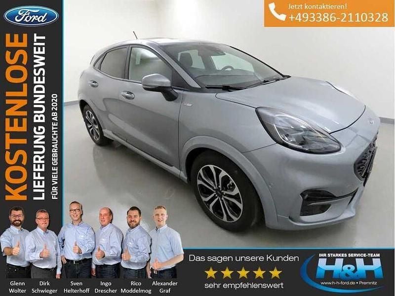 Silber (solarsilber) Gebraucht 2024 Ford Puma Gen-E ST-Line SUV | 19.480 € (Guter Preis) - Bild 1/4