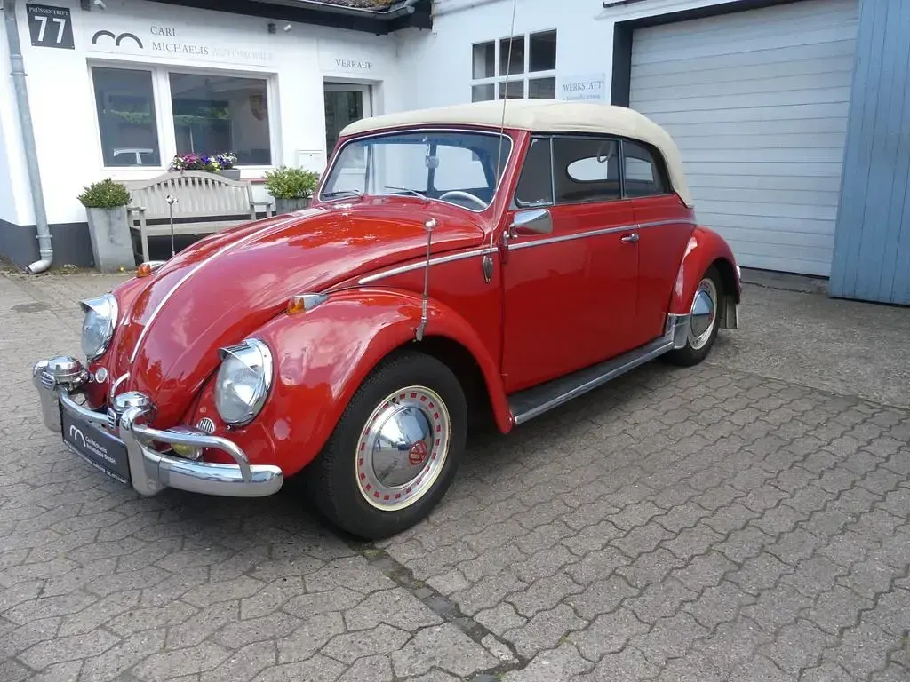Gebraucht VW Käfer 39 PS (28 kW) 1958 Rot Cabrio