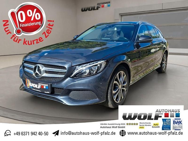 Grau Gebraucht 2016 Mercedes C200 Avantgarde Kombi | 20.999 € (Fairer Preis) - Bild 1/4