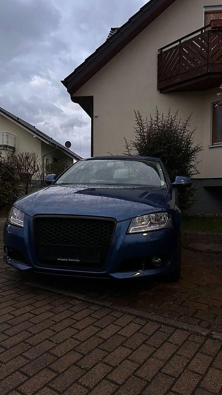 Gebraucht Audi A3 Attraction 102 PS (75 kW) 2009 Blau Kleinwagen