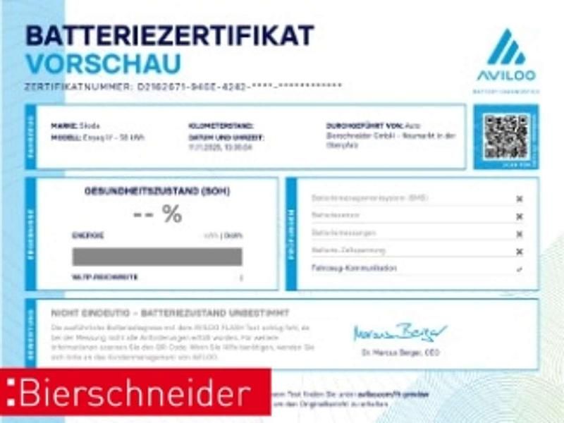 Gebraucht Skoda Enyaq iV 150 kW (204 PS) 2025 Schwarz SUV