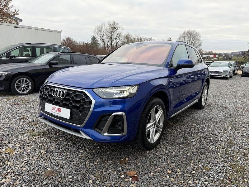 Blau Gebraucht 2022 Audi Q5 S-Line SUV | 29.999 € (Guter Preis) - Bild 1/4