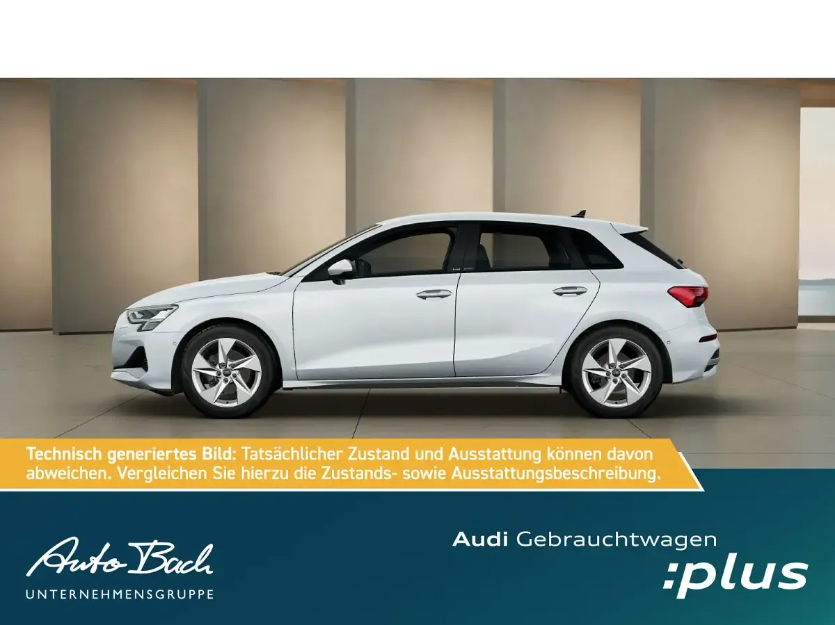 Gebraucht Audi A3 Advanced Plus 150 PS (110 kW) 2025 Gletscherweiß metallic Limousine