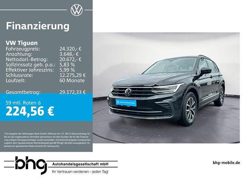 Deep black perleffekt Gebraucht 2022 VW Tiguan Life SUV | 24.320 € (Fairer Preis) - Bild 1/4