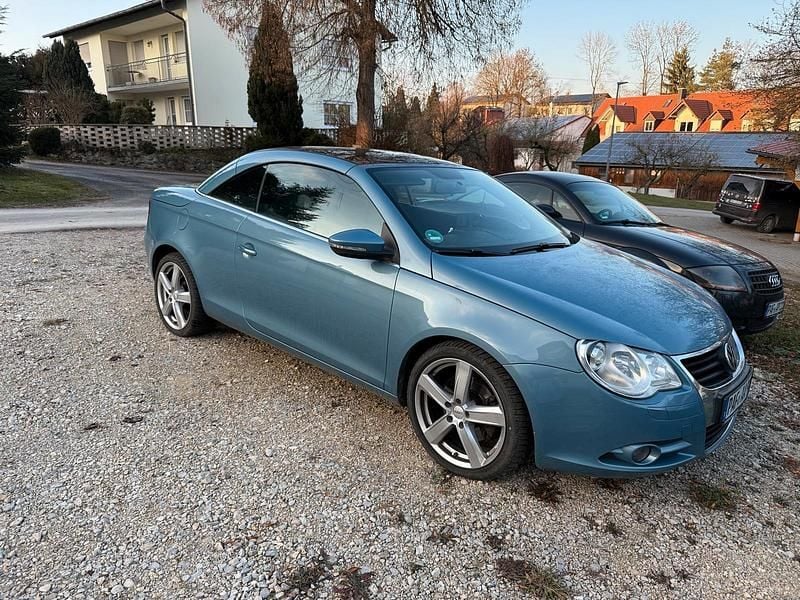 Blau Gebraucht 2009 VW Eos Cabrio | 2.750 € (Superpreis) - Bild 1/4